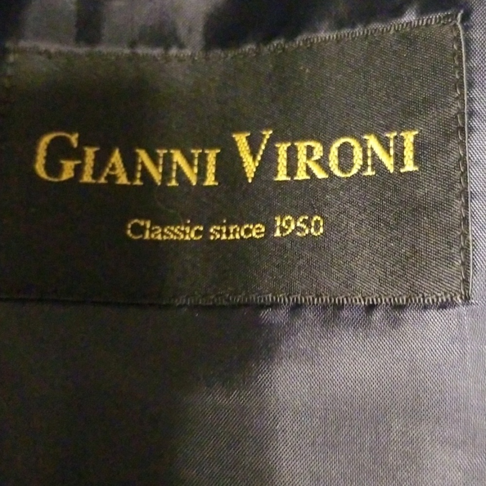 Gianni Vironi men's suit jacket size 42L/3… - Picture 4 of 6